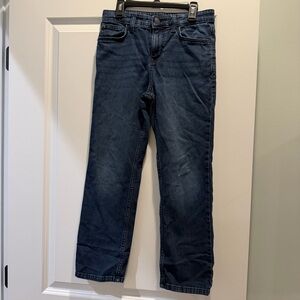 Cat and Jack Boys Dark Blue Straight-Leg Jeans